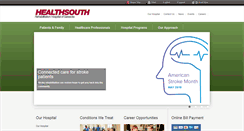 Desktop Screenshot of healthsouthsarasota.com