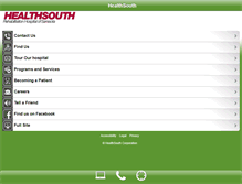 Tablet Screenshot of healthsouthsarasota.com